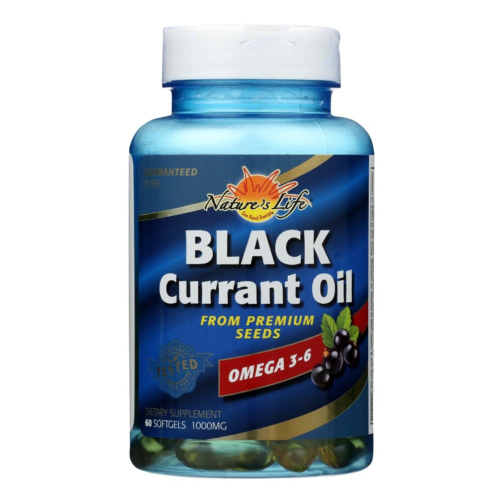 Nature's Life Black Currant Oil 1,000 mg
