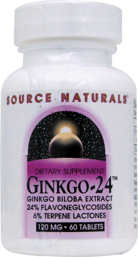 Source Naturals Ginkgo-24 120 mg