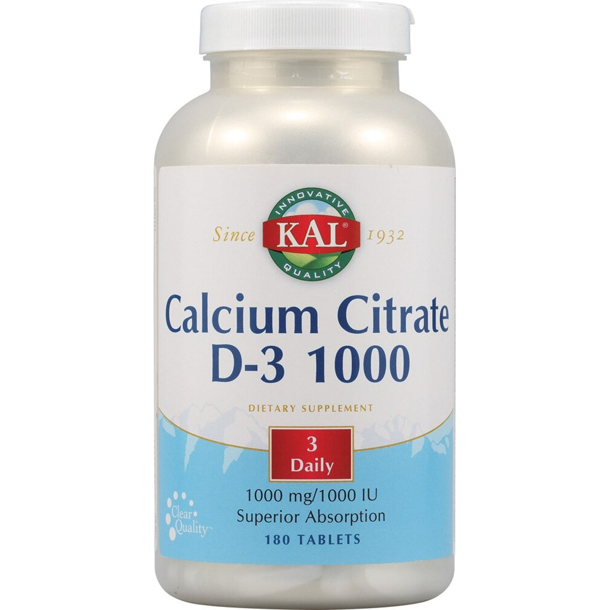 KAL Calcium Citrate D-3 Tablets