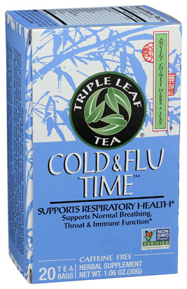 Triple Leaf Tea Cold & Flu Time Herbal Tea
