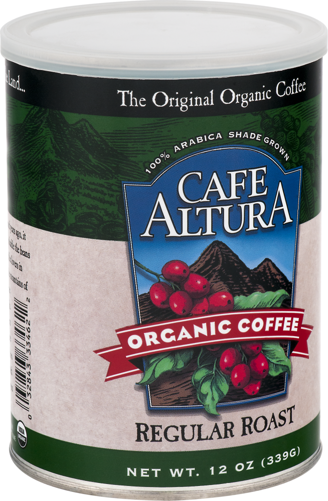 Cafe Altura Organic Regular Roast Ground Coffee - 12 oz Can