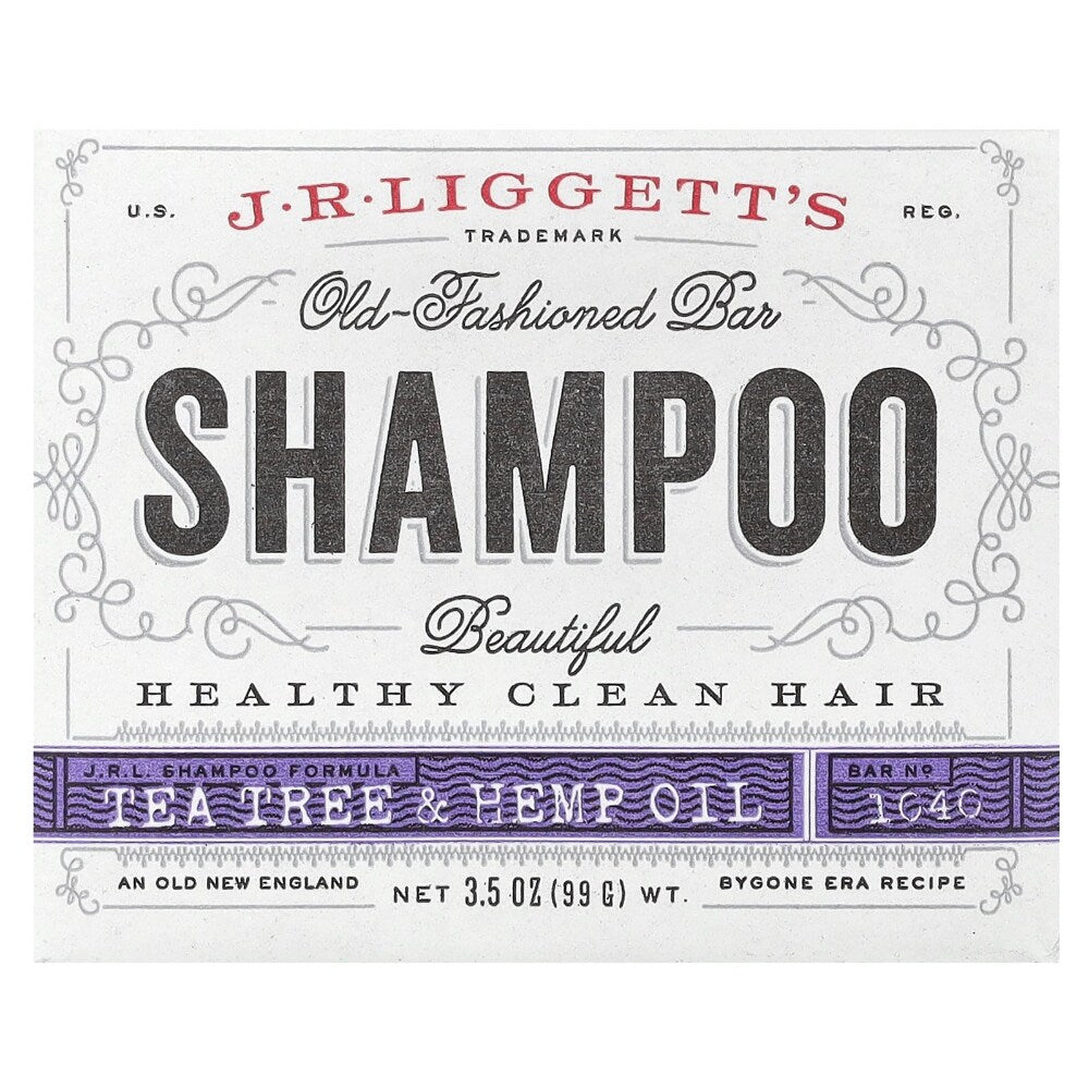 J.R. Liggett's Tea Tree & Hemp Oil Formula Shampoo Bar
