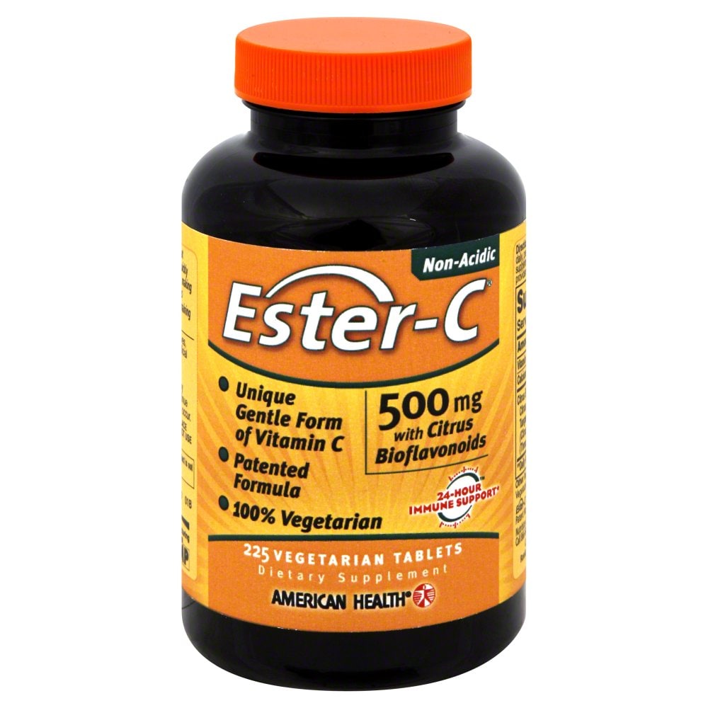 American Health Ester-C 500 mg with Citrus Bioflavonoids, Tablets - 225 Vegetarian Tablets