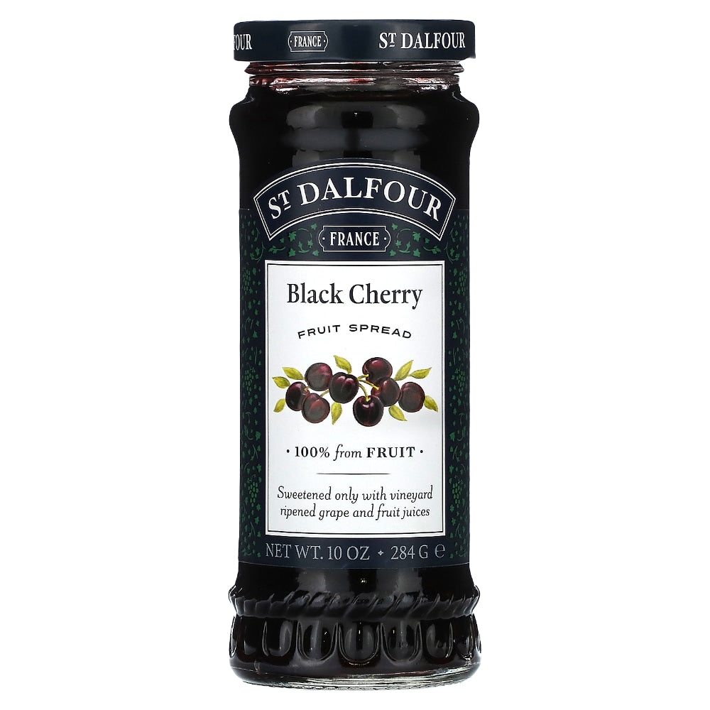 St. Dalfour Conserve Black Cherry 100% Fruit