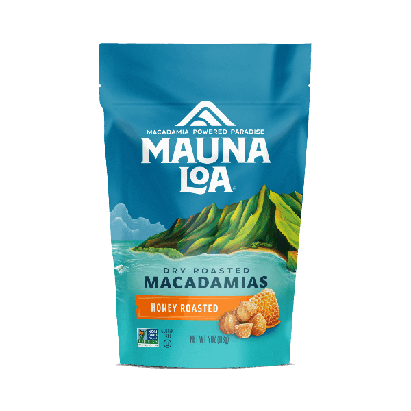 Mauna Loa Flavored Macadamias, Honey Roasted 4 oz