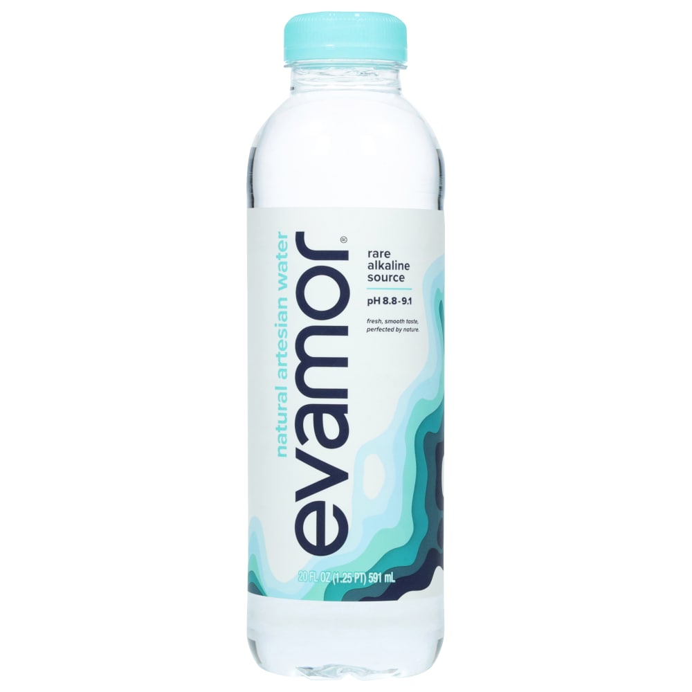 Evamor Natural Alkaline Artesian Water - 20 fl oz