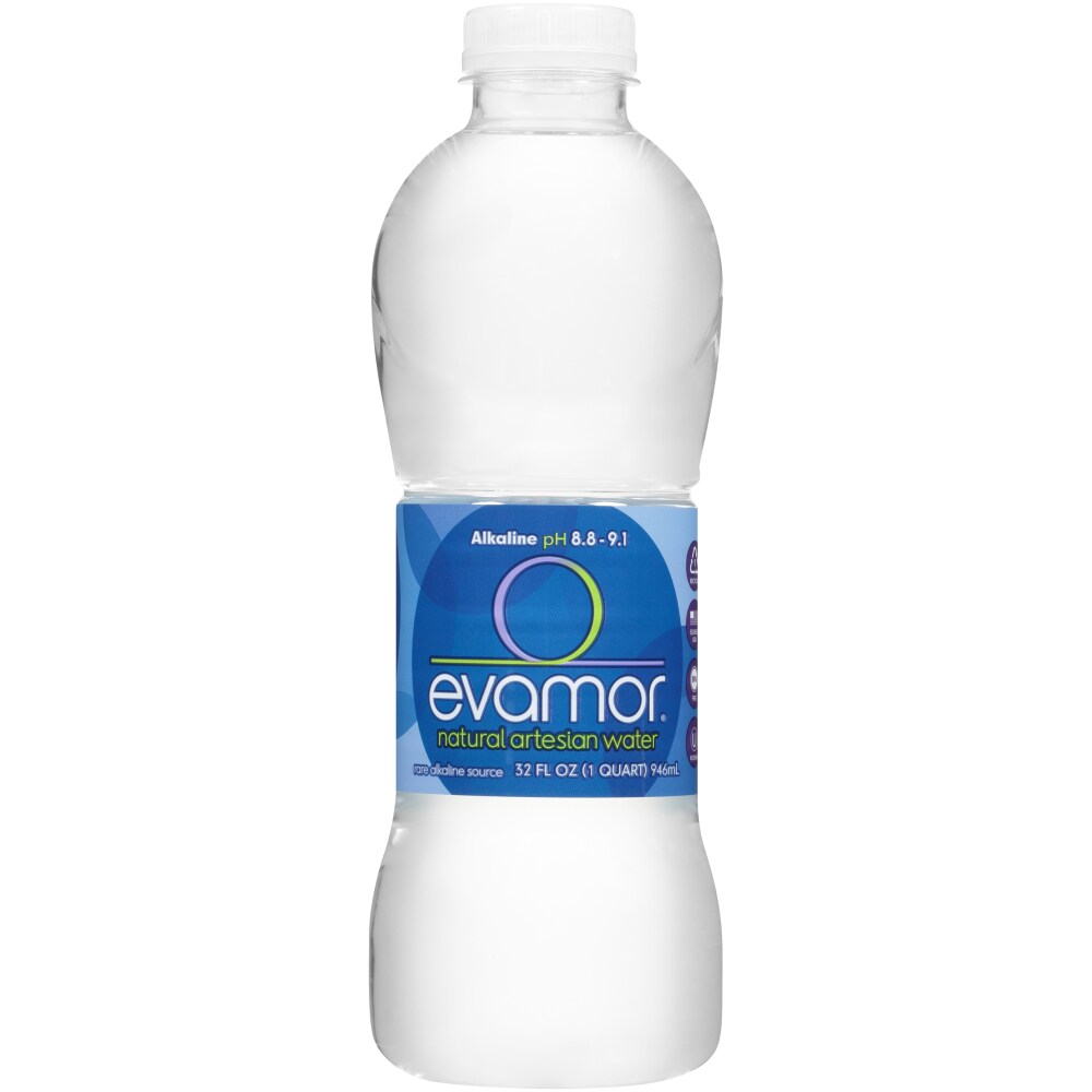 Evamor Natural Alkaline Artesian Water - 32 fl oz