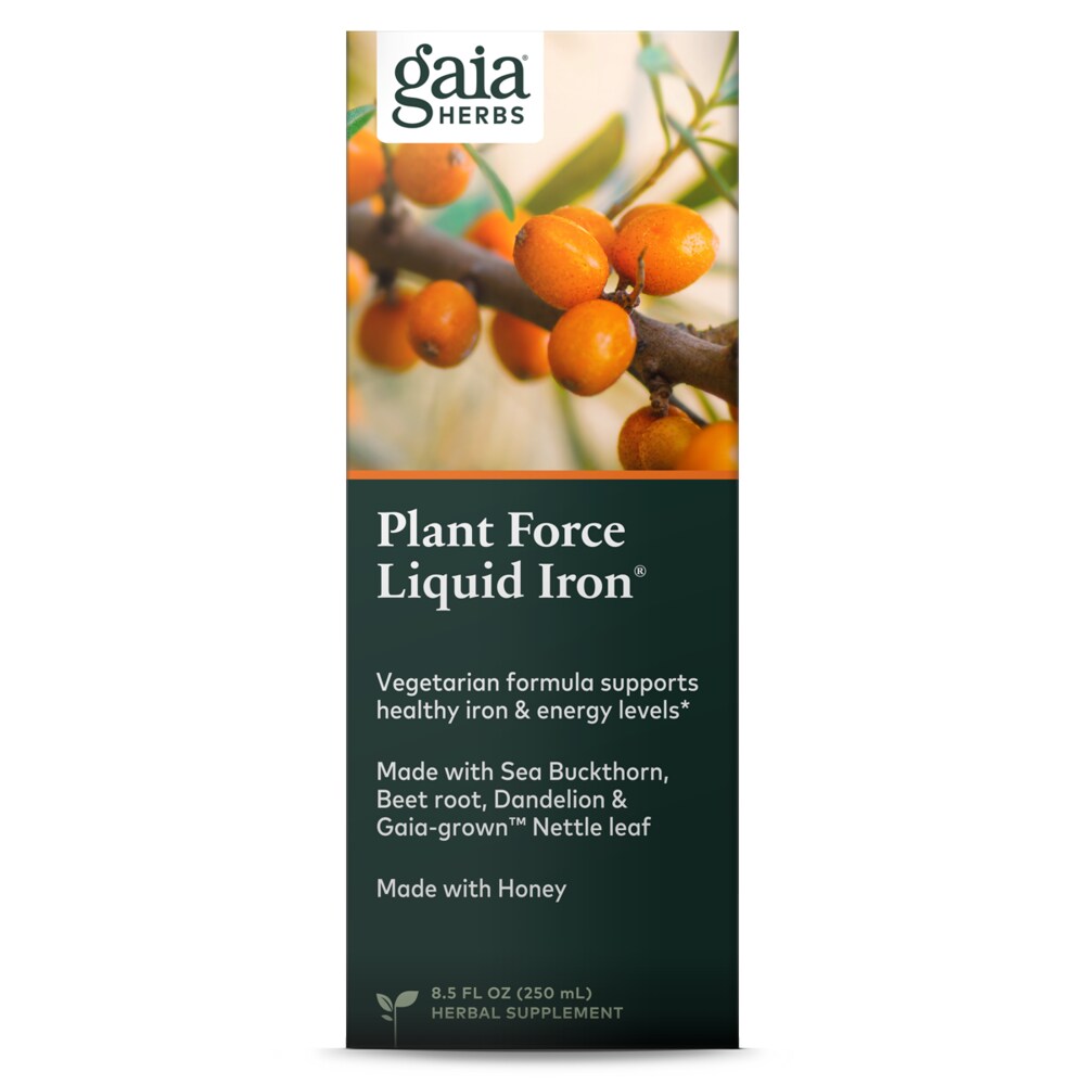 Gaia Herbs Plant Force Liquid Iron