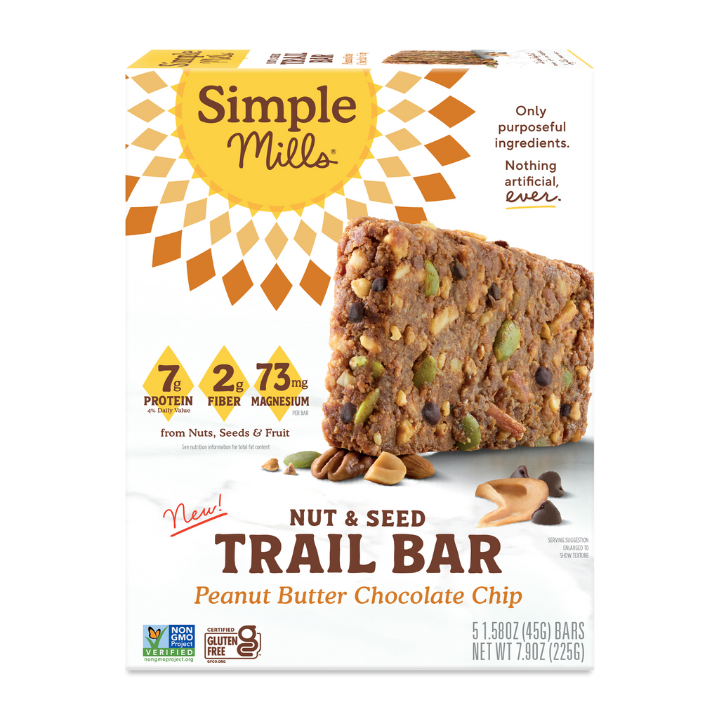 Simple Mills Peanut Butter Chocolate Chip Trail Bar