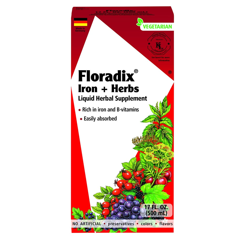 Salus Floradix Iron + Herbs Liquid - 17 fl oz
