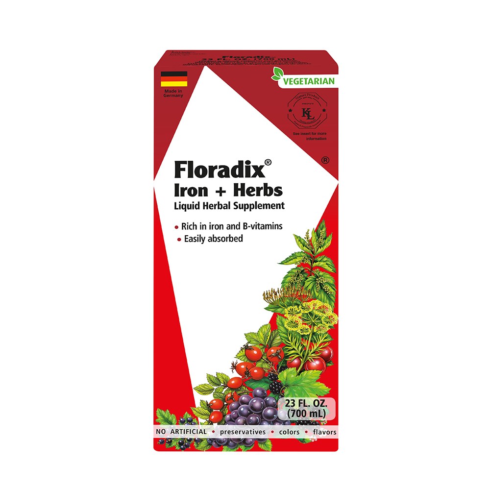 Salus Floradix Iron + Herbs Liquid - 23 fl oz