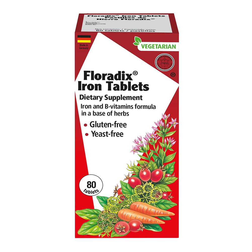 Salus Floradix Iron Tablets With B Vitamins