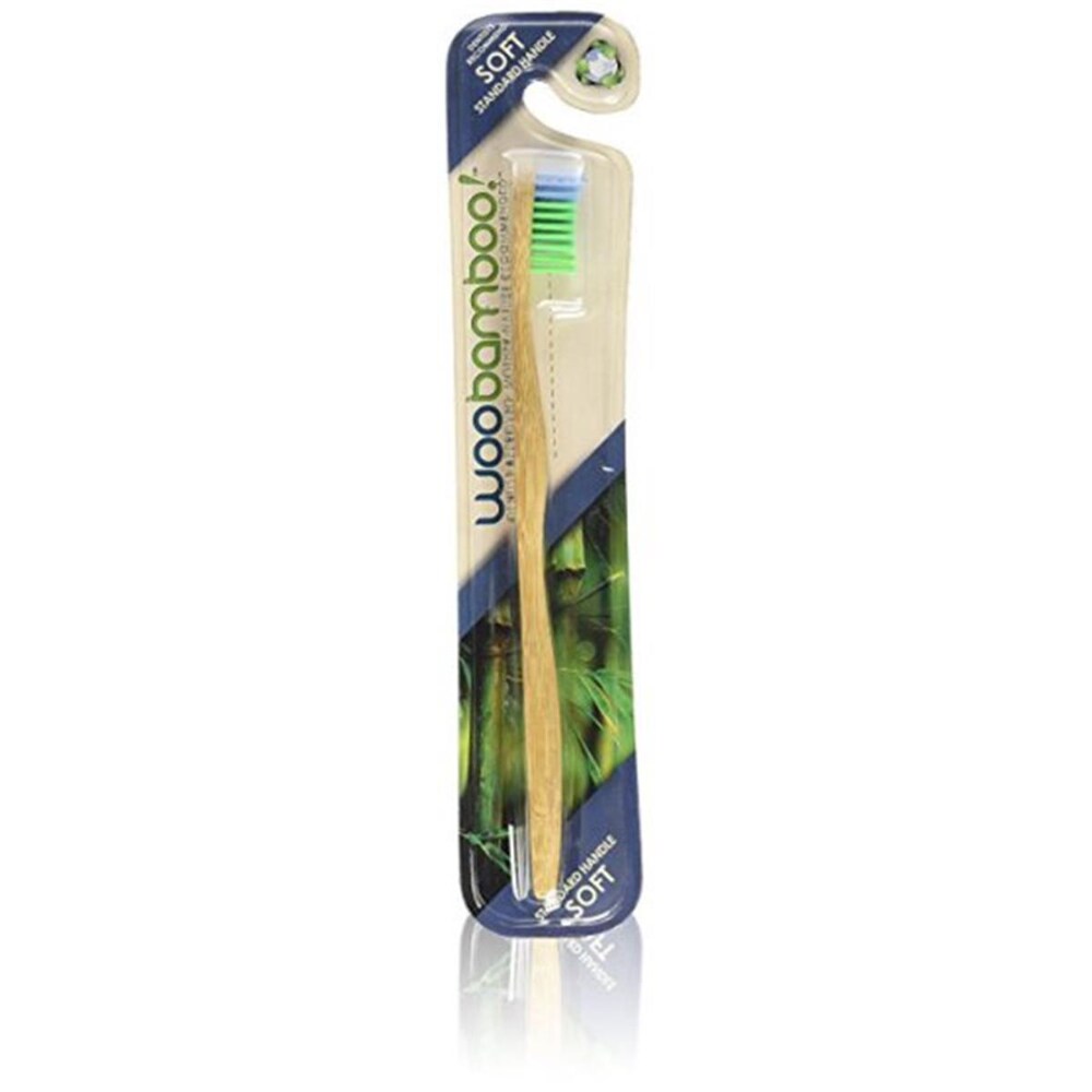 Woobamboo! Signature Adult Bamboo Toothbrush, Soft