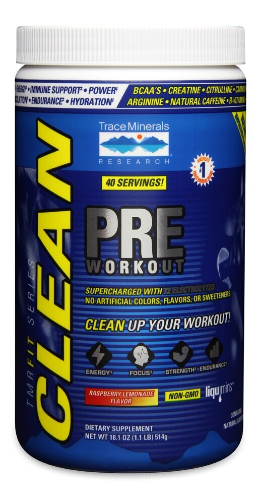 Trace Minerals Pre-Workout - Raspberry Lemonade