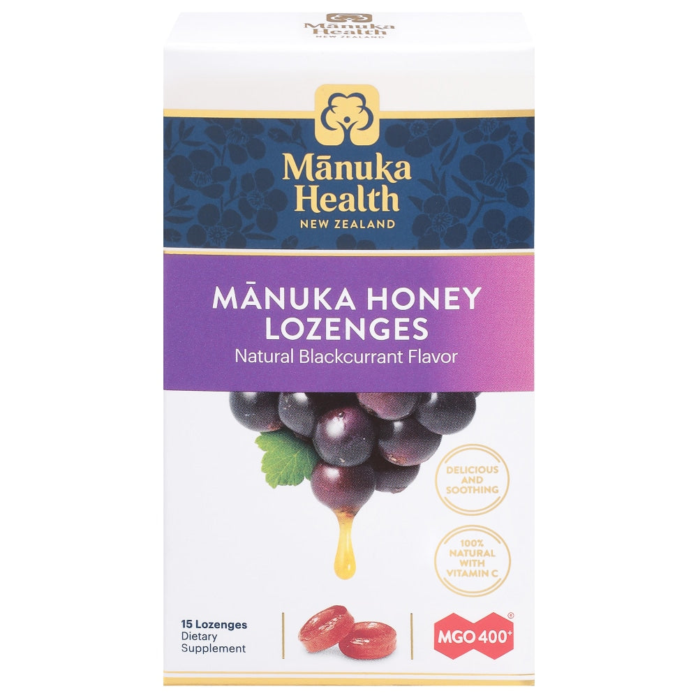 Manuka Health Manuka Honey & Blackcurrant Lozenges