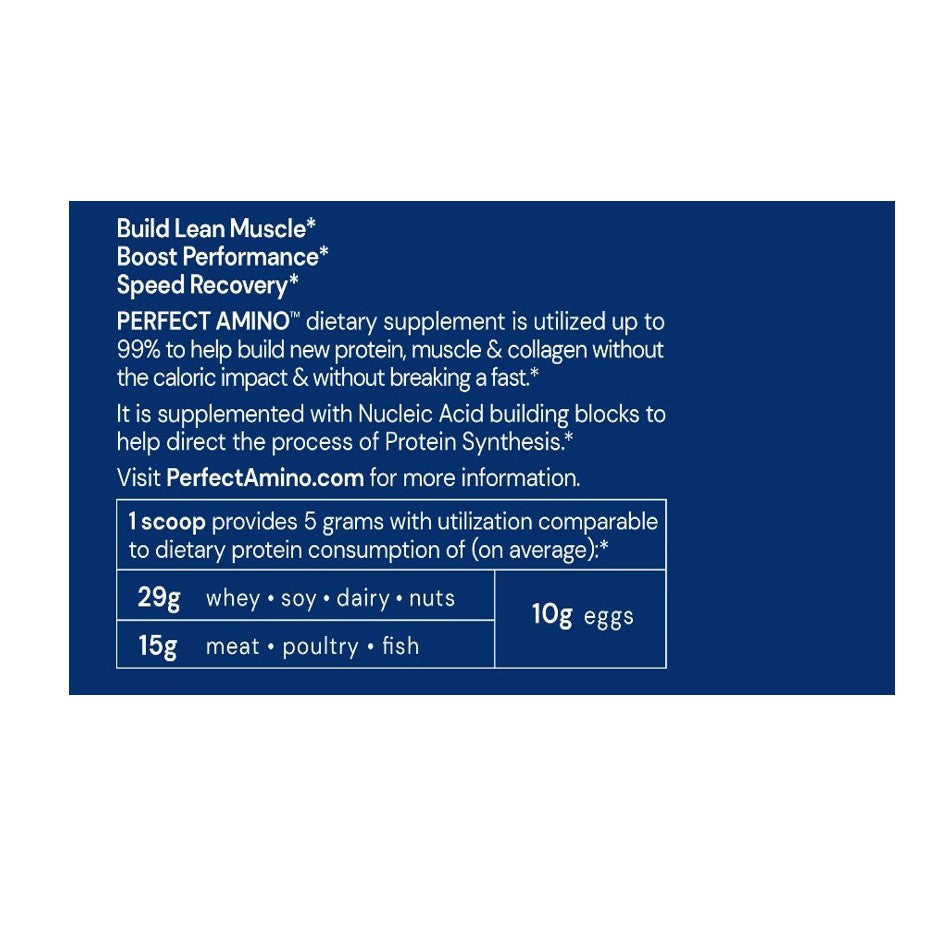 BodyHealth Perfect Amino Powder, Lemon Lime