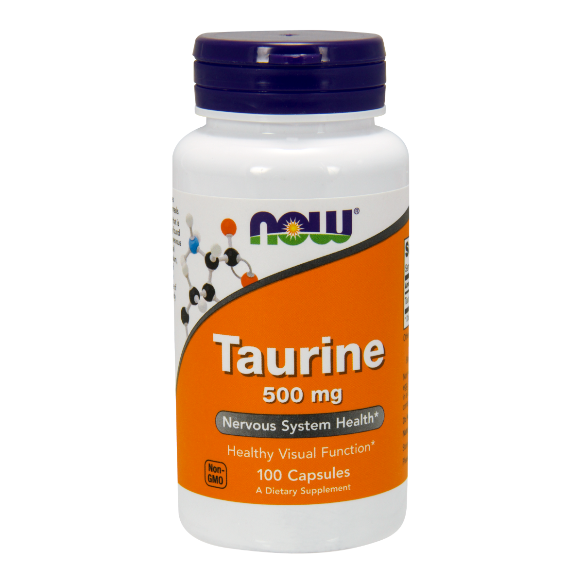 NOW Foods Taurine 500mg - 100 Capsules