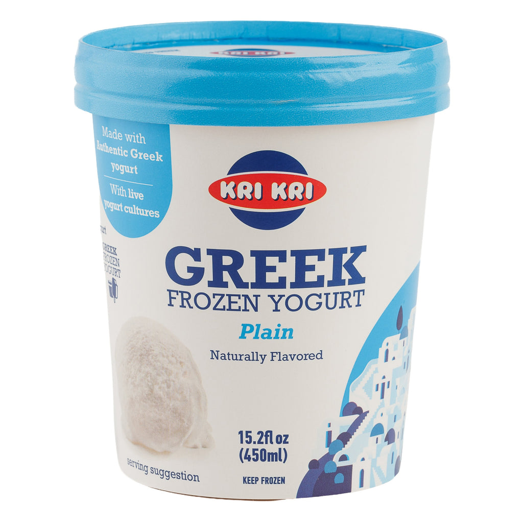 Kri Kri Greek Frozen Yogurt, Plain