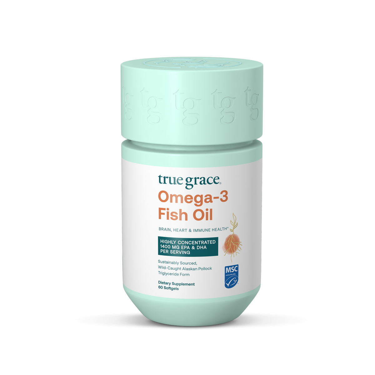 Omega-3 Fish Oil 60 Softgels
