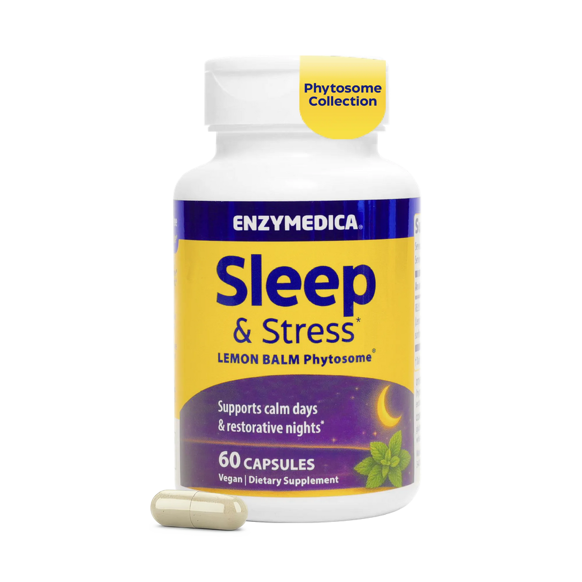 Enzymedica Sleep & Stress Lemon Balm Phytosome