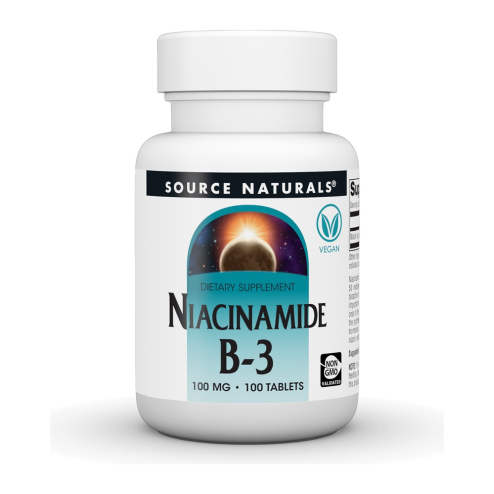 Source Naturals Niacinamide B-3, 100 mg