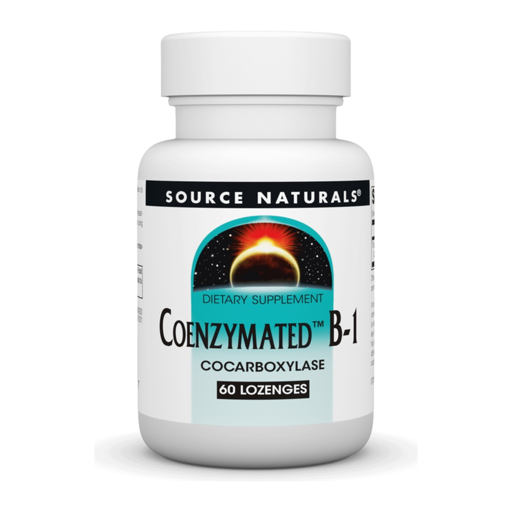 Source Naturals Coenzymated B-1, 25 mg Peppermint