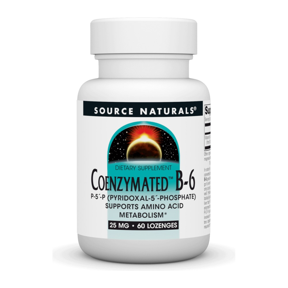 Source Naturals Coenzymated Vitamin B-6, 25 mg