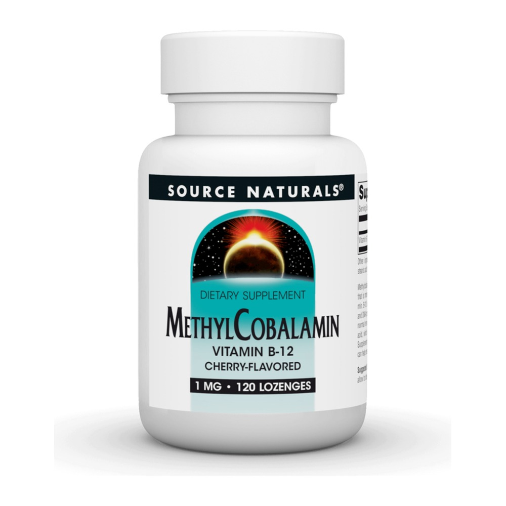 Source Naturals MethylCobalamin, 1 mg, Cherry