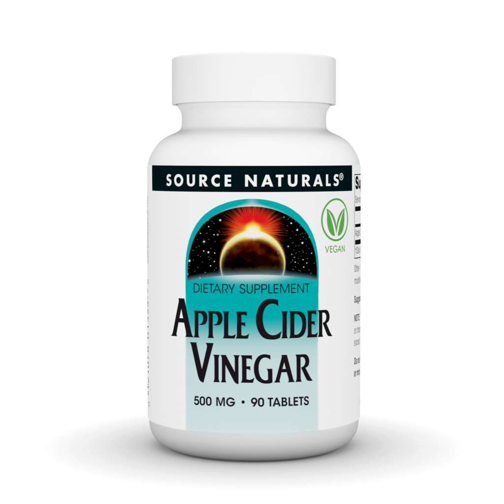 Source Naturals Apple Cider Vinegar, 500 mg