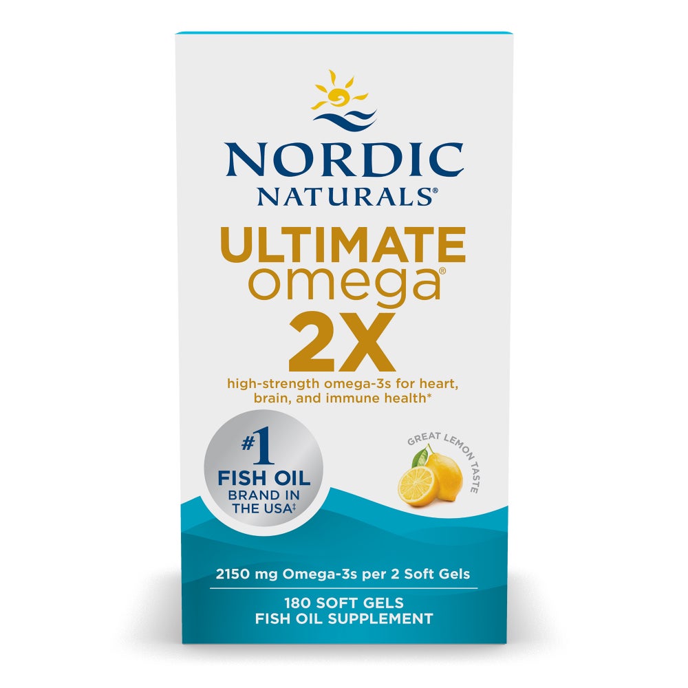 Nordic Naturals Ultimate Omega 2X, Lemon