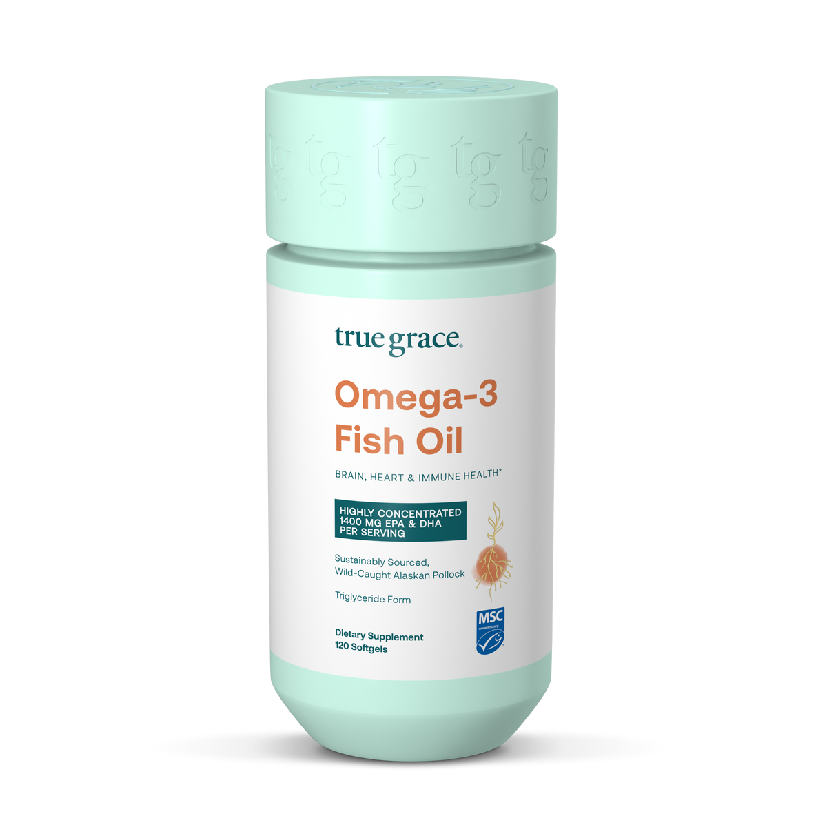 Omega-3 Fish Oil 120 Softgels