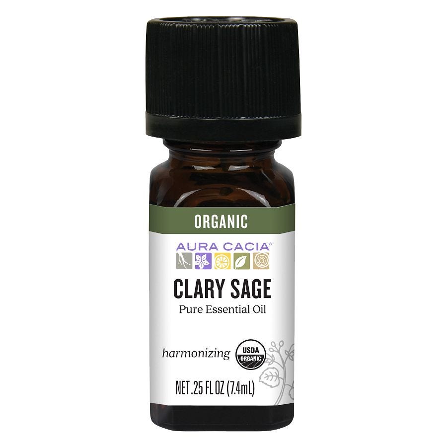 Aura Cacia Organic Clary Sage Essential Oil