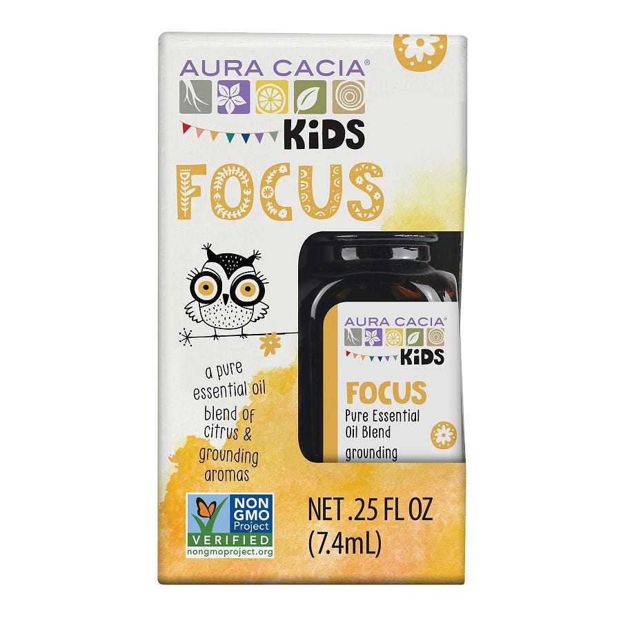 Aura Cacia Kids Focus Essential Oil Blend