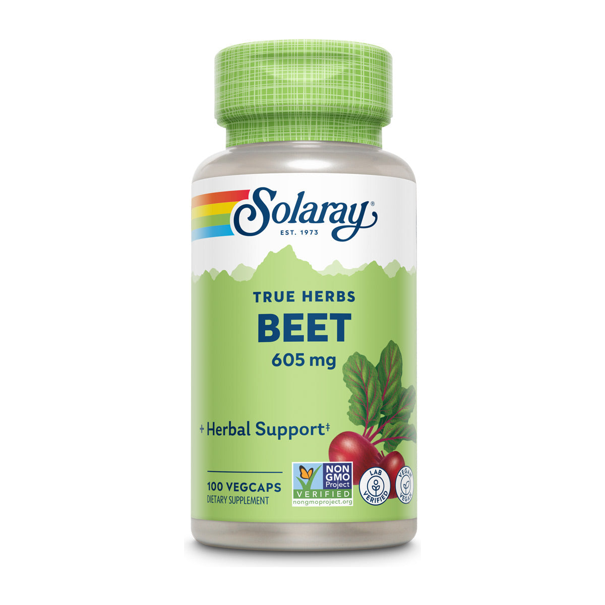 Solaray Beet Root 605mg - 100 Capsules