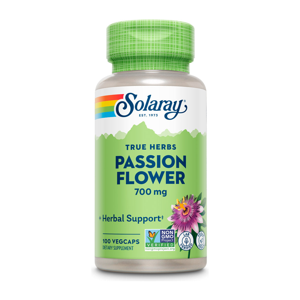 Solaray Passion Flower Aerial 700mg - 100 Capsules
