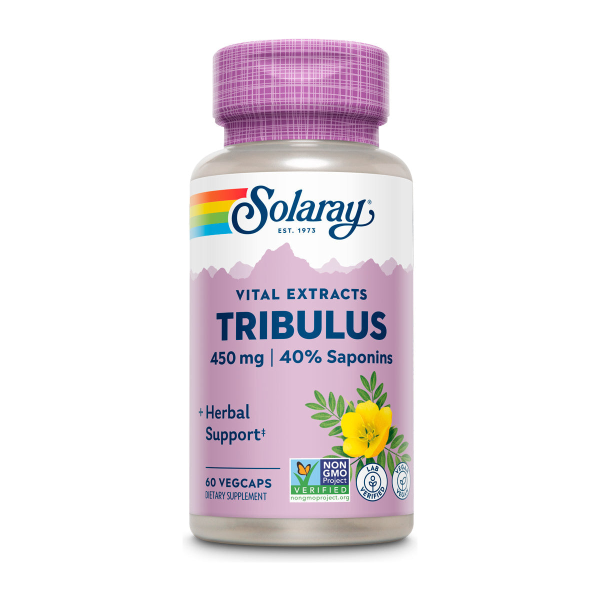 Solaray Tribulus Fruit Extract 450mg - 60 Capsules