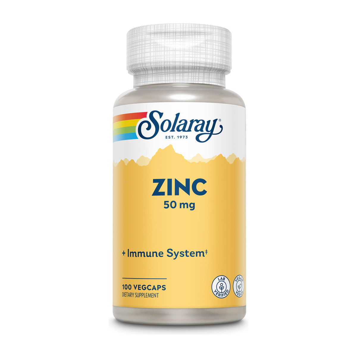 Solaray Zinc 50mg - 100 Capsules