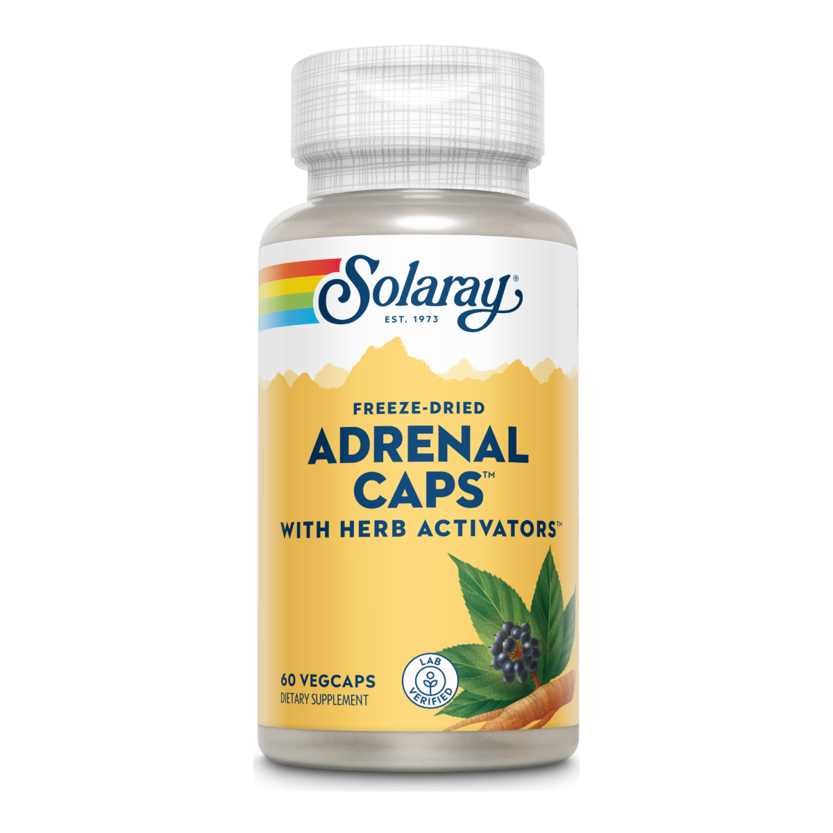 Solaray Adrenal Caps - 60 Capsules