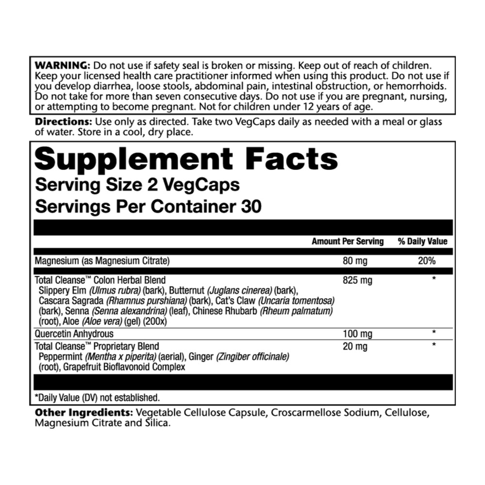 Solaray Total Cleanse Colon