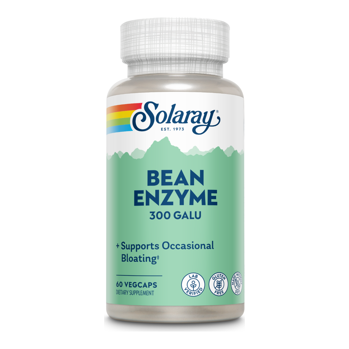 Solaray Bean Enzyme (Alpha Galactosidase) - 60 Vegetable Capsules