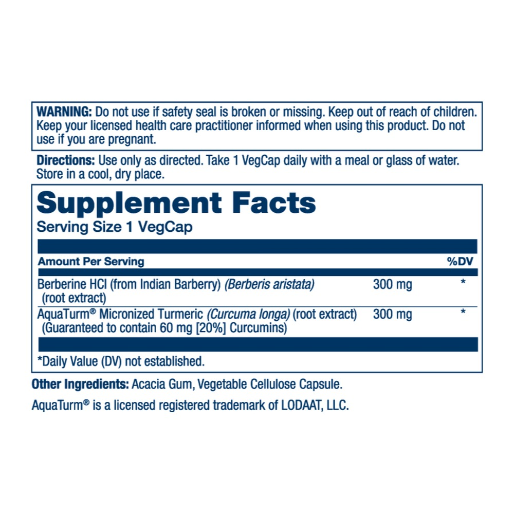 Solaray Berberine & Curcumin
