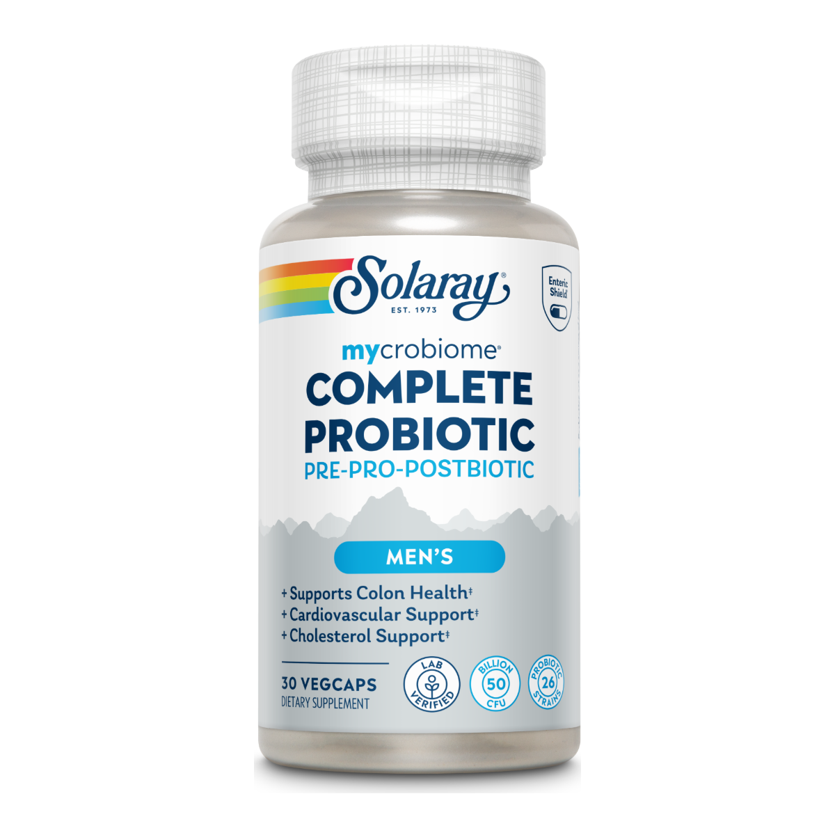 Solaray Mycrobiome Complete Probiotic Men's - 30 Vegetable Capsules