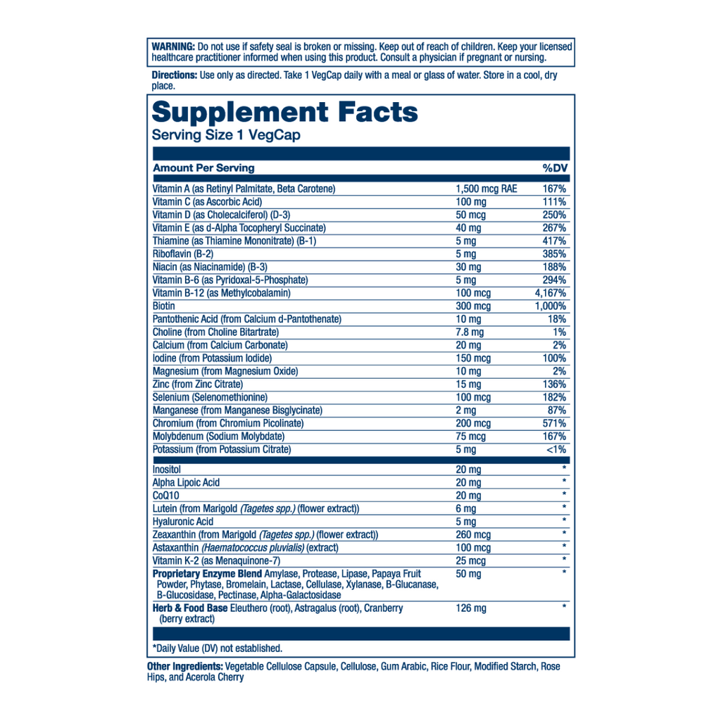 Solaray Once Daily Adult 50+ Multivitamin