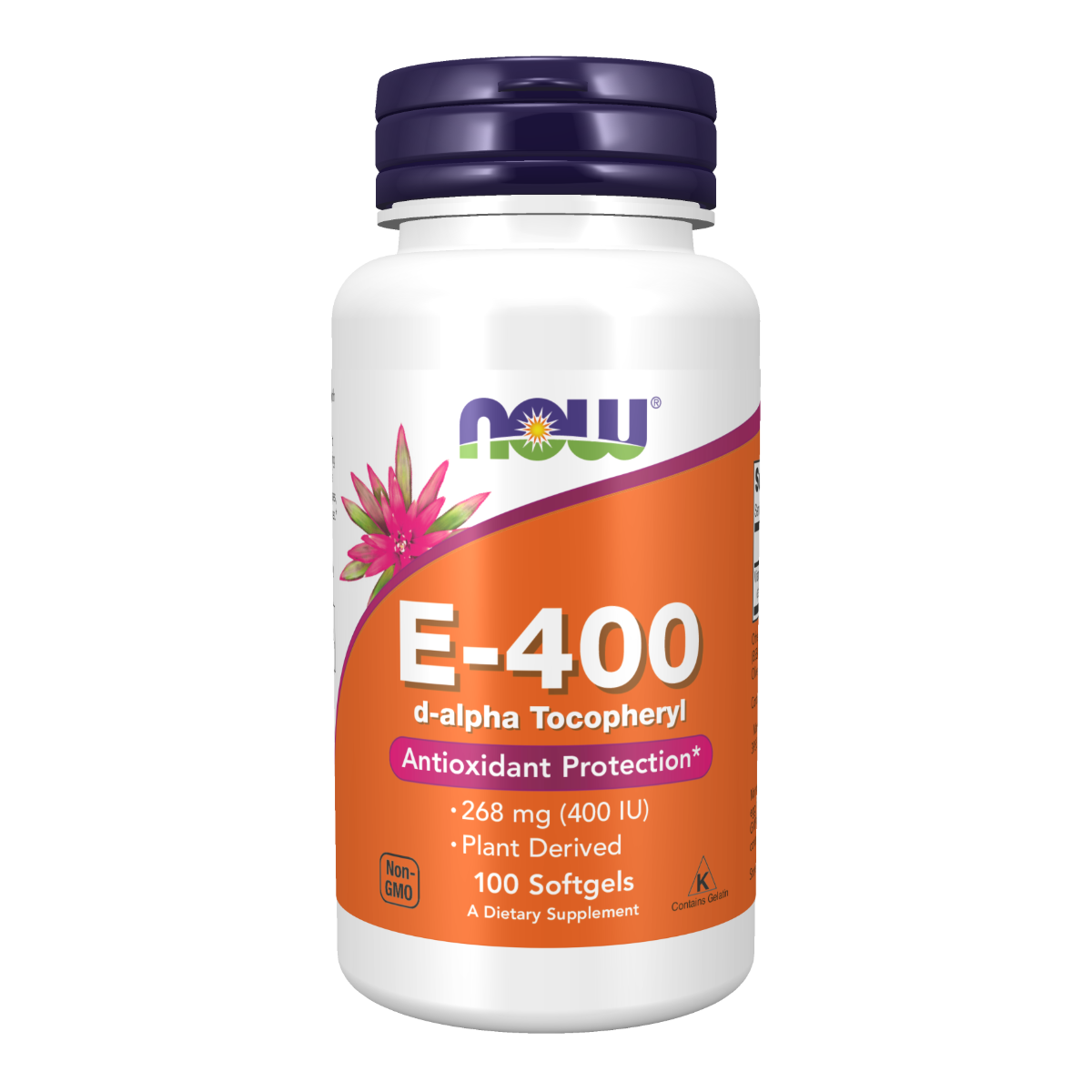 NOW Foods Vitamin E-400 D-Alpha - 100 Softgels