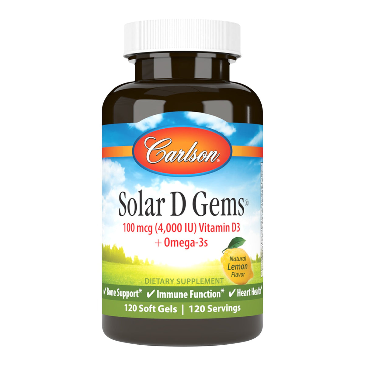 Carlson Labs Solar D Gems 4,000 IU (100 mcg)