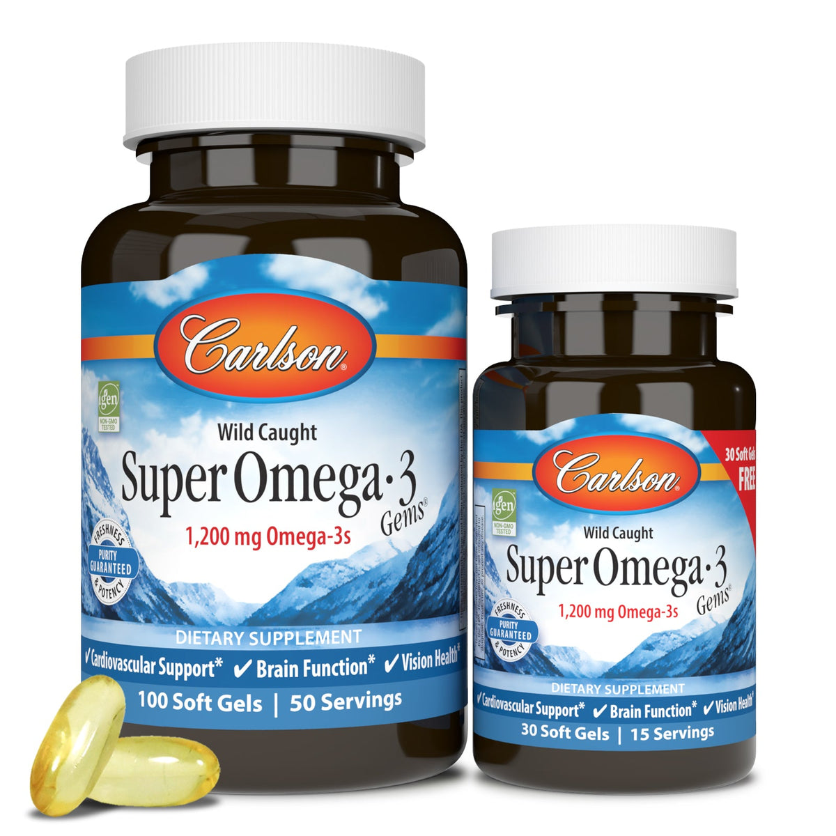 Carlson Labs Super Omega-3 Gems