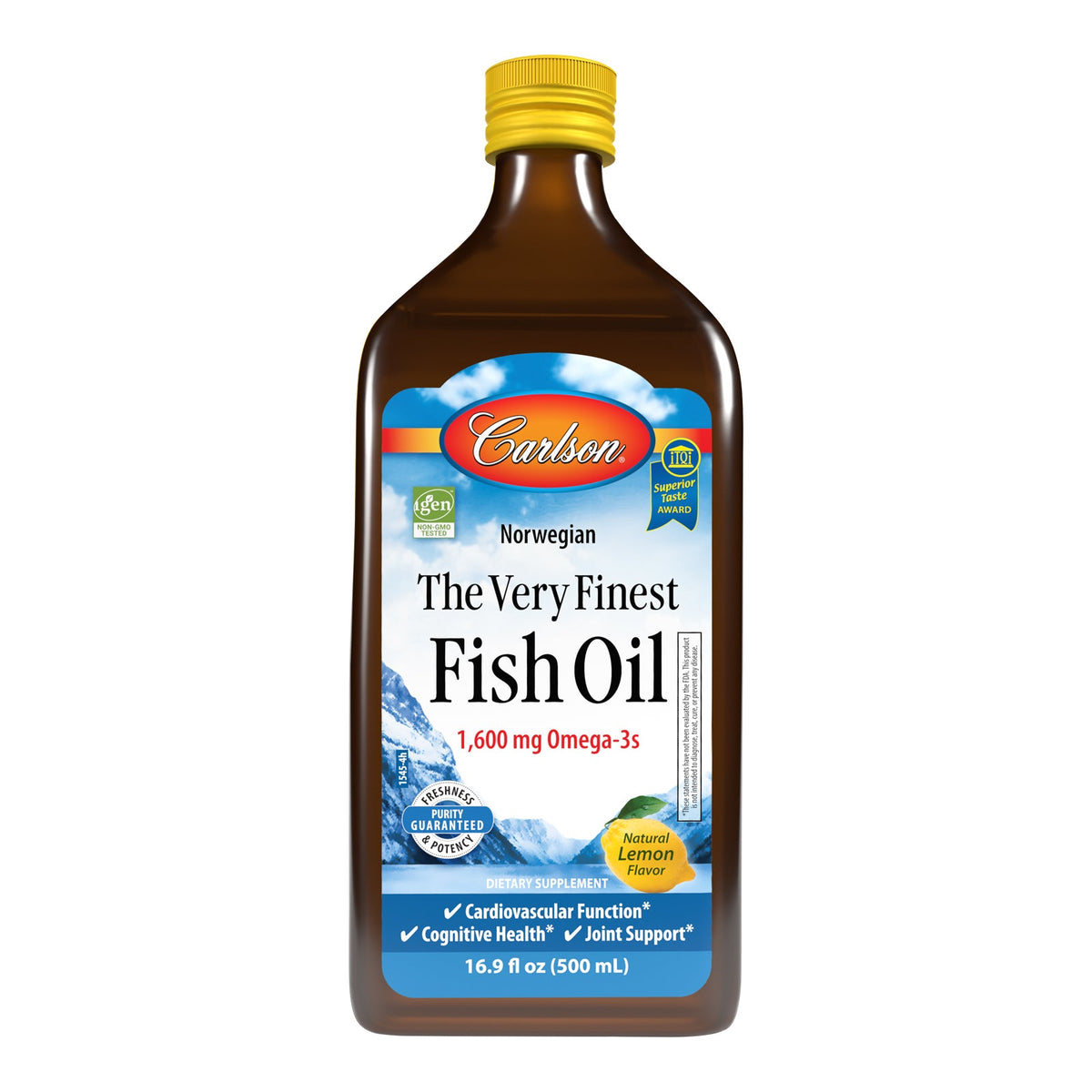 Carlson Labs The Very Finest Fish Oil, Lemon