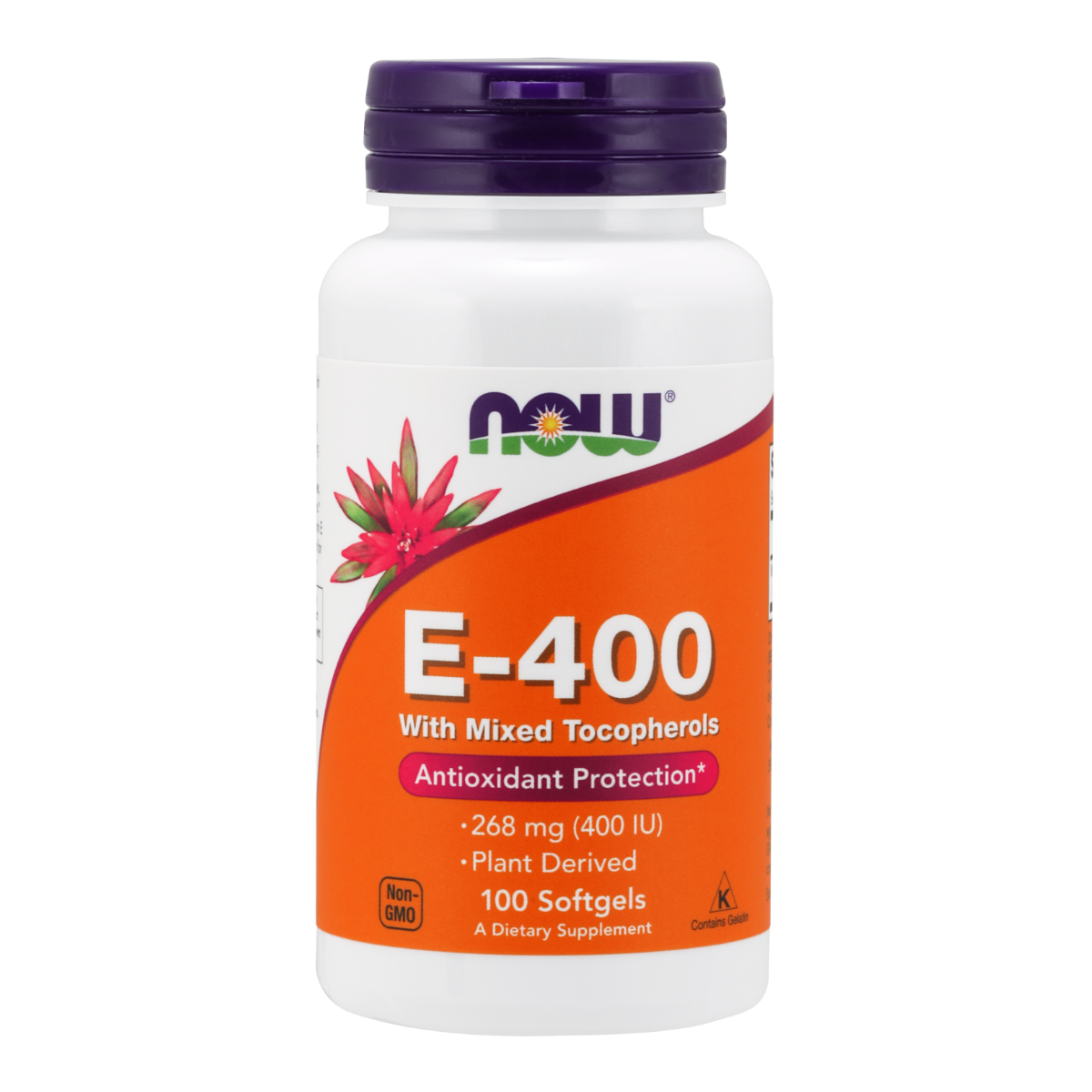 NOW Foods Vitamin E-400 Mixed Tocopherol - 100 Softgels