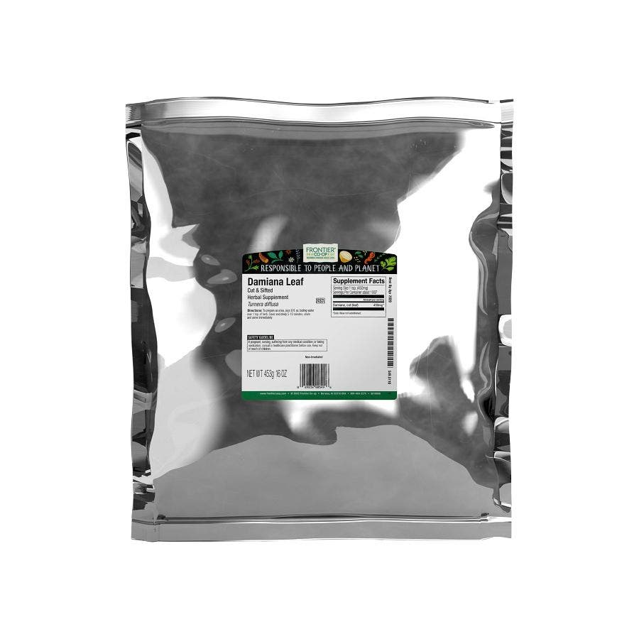 Frontier Co-op Damiana Leaf, Cut & Sifted