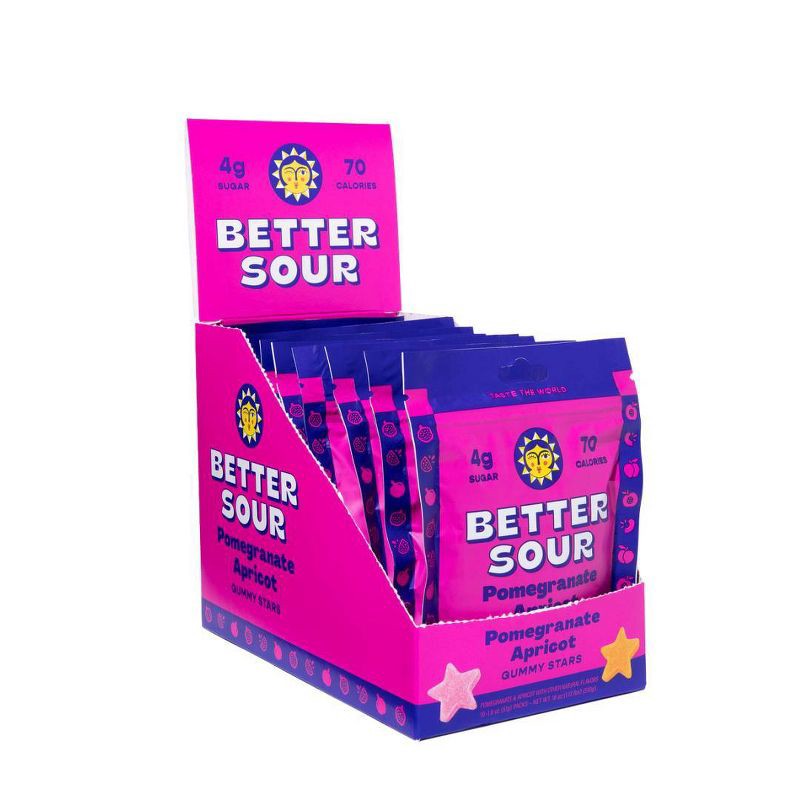 Better Sour Pomegranate Apricot Sour Gummy Stars - additional view 2